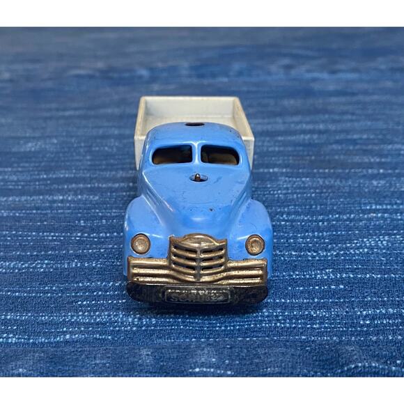 Vintage Schuco Varianto Lasto Pick Up Truck 3042 Blue No Key US Zone Germany 30B - Picture 4 of 5